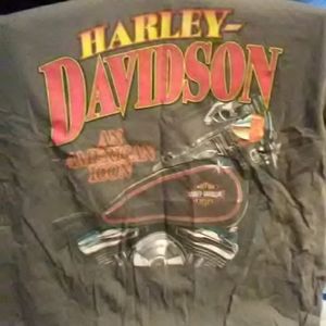 a HARLEY  DAVIDSON  shirt